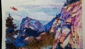 aquarelliste et peintre voyageur