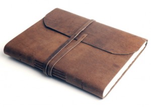 carnet voyage en cuir