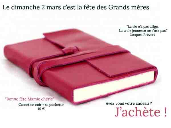 cadeau fete grand mere