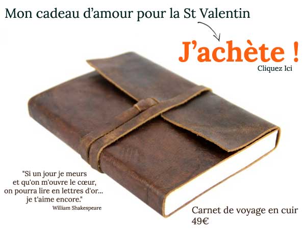  Cadeau Saint Valentin Homme : Carnet pour hommes, Je